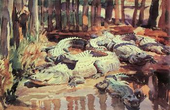 John Singer Sargent : Muddy Aligators